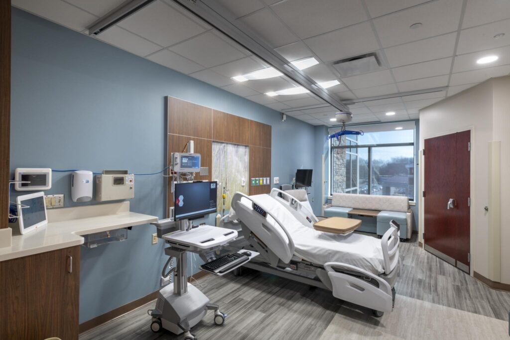modern hospital environment